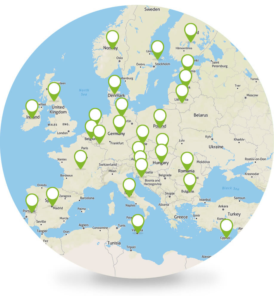gps tracking ganz Europa