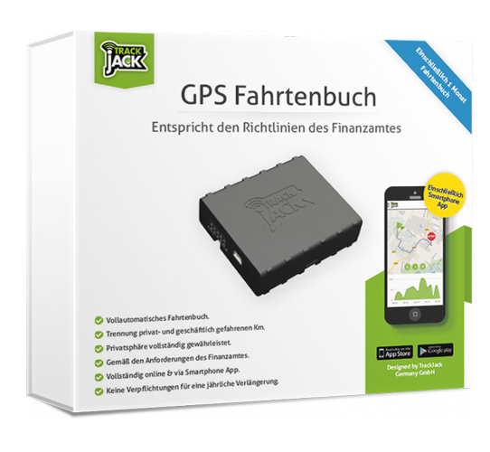 fahrtenbuch trackjack gps