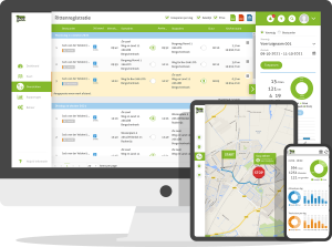 Kilometerregistratie met desktop, ipad en smartphone app