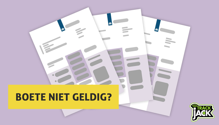 Verkeerde gegevens op verkeersboete - is de boete geldig?