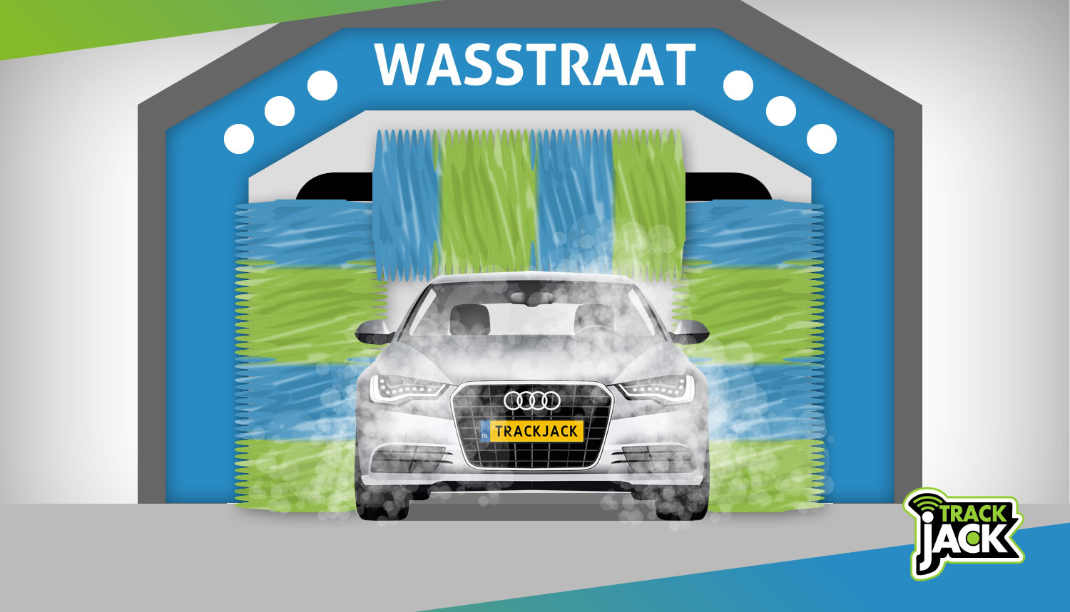 auto wassen gps tracker