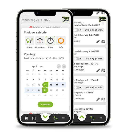 gps ritregistratie app