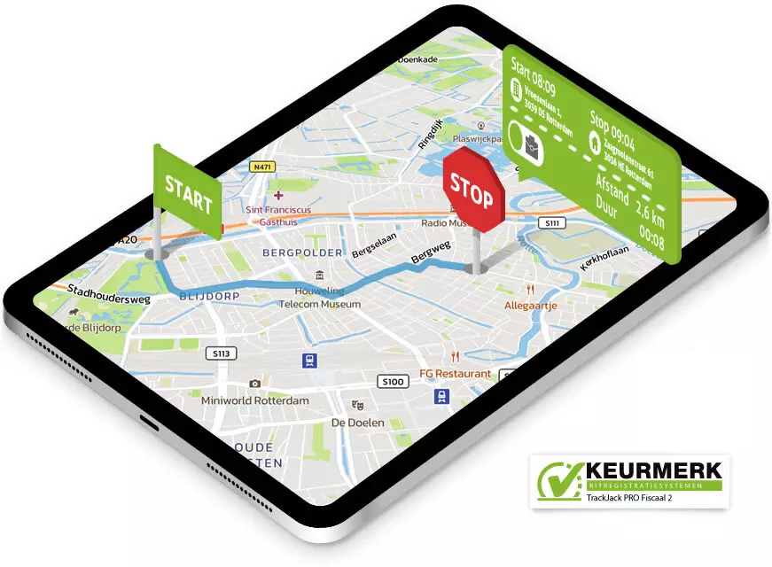 rittenregistratie met keurmerk voor de zzp
