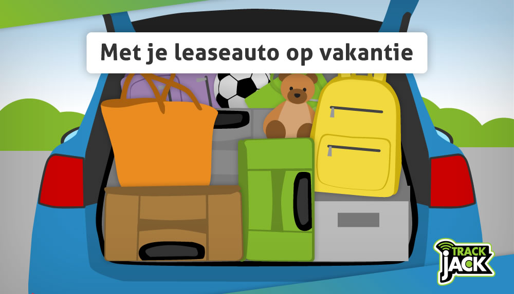 Leaseauto op vakantie in Europa tijdens zomervakantie