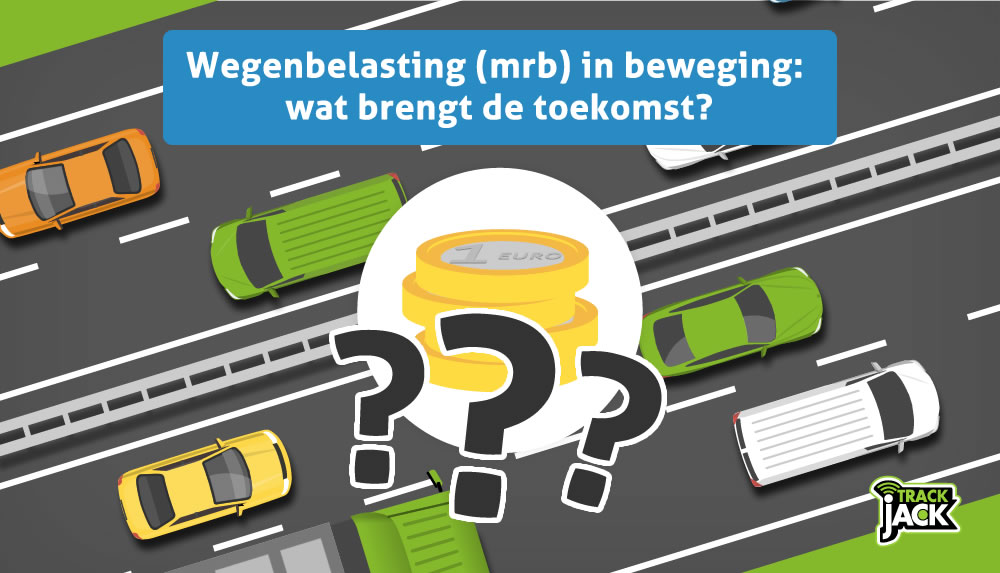 Elektrische auto rijdt op snelweg, symbool voor de toekomst van de wegenbelasting