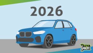 Automobilist onderweg met auto in 2026 en nieuwe regels voor rijden