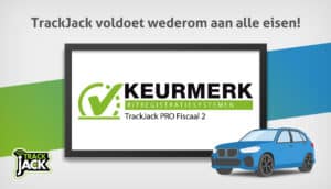 Een GPS-tracker van TrackJack met automatische ritregistratie