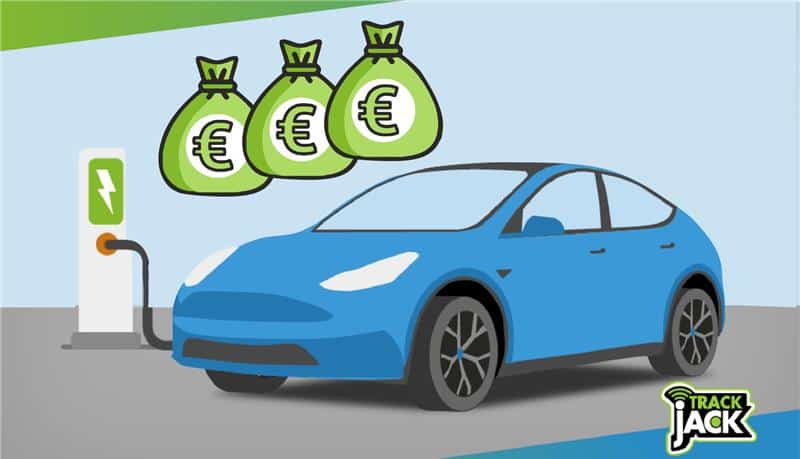 Elektrische automobilist bekijkt laadpaal zonder duidelijke prijsinformatie