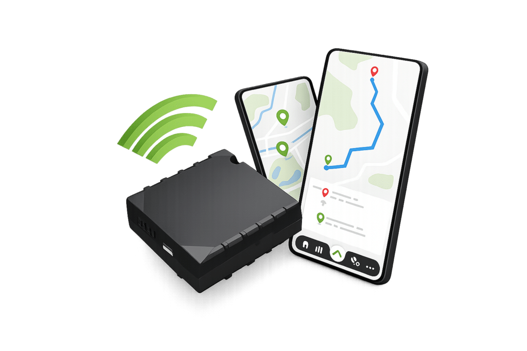 Fahrtenaufzeichnungs-App mit dem TrackJack Pro Fiscal GPS-Tracker – TrackJack