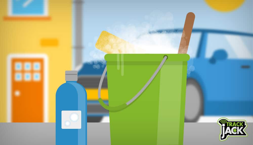 auto wassen gps tracker