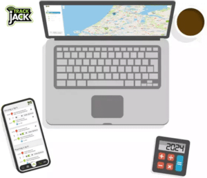 Zzp'er registreert zakelijke rit voor kilometervergoeding 2024 via app