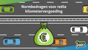 Tabel met kilometervergoedingen 2025 van VZR op basis van cataloguswaarde van de auto