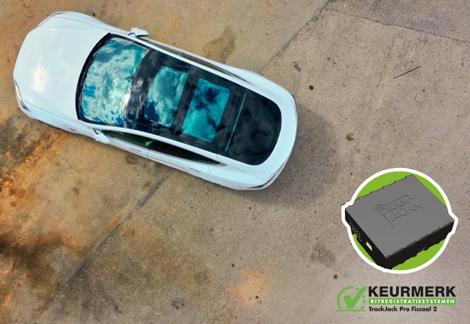 Rittenregistratie Tesla met TrackJack PRO Fiscaal - voorkom bijtelling