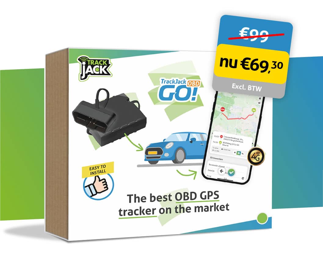 Rittenregistratie actie met de TrackJack GO! 4G OBD GPS-tracker - TrackJack
