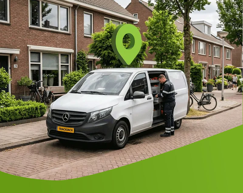 Rittenregistratie installatie op locatie - TrackJack